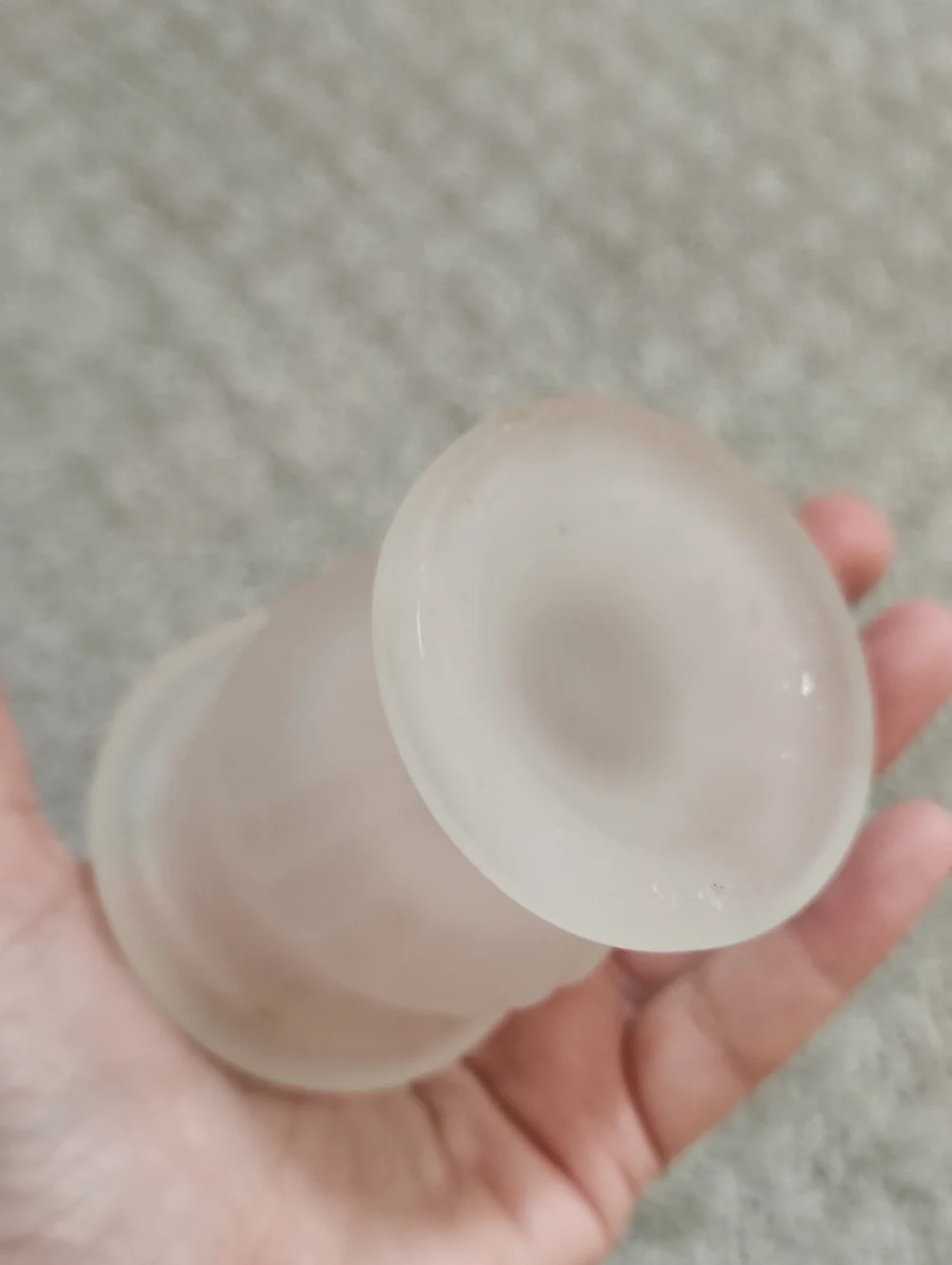 Vintage Indiana Tiara Frosted Satin Glass Urn Style Toothpick Matchstick Holder